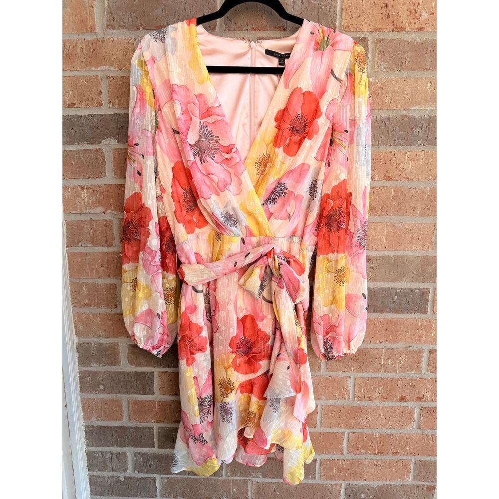 Alex marie Floral Pink Dress Size 12 NWT